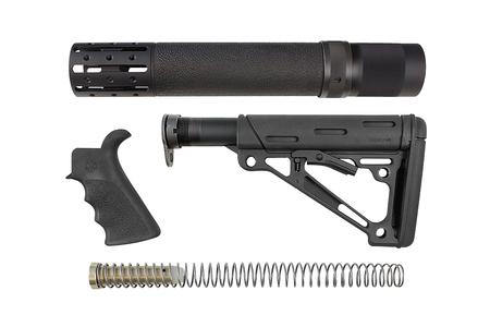 HOGUE INC OverMolded Stock Kit Black Synthetic for AR-15, M16