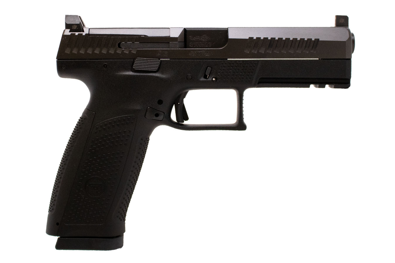 CZ P10 9MM 4.5 IN BBL BLACK RMR CO-WITNESS 19 RD