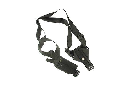 SCOPED VERTICAL SHOULDER HOLSTER SHOULDER SIZE 04 BLACK CORDURA HARNESS