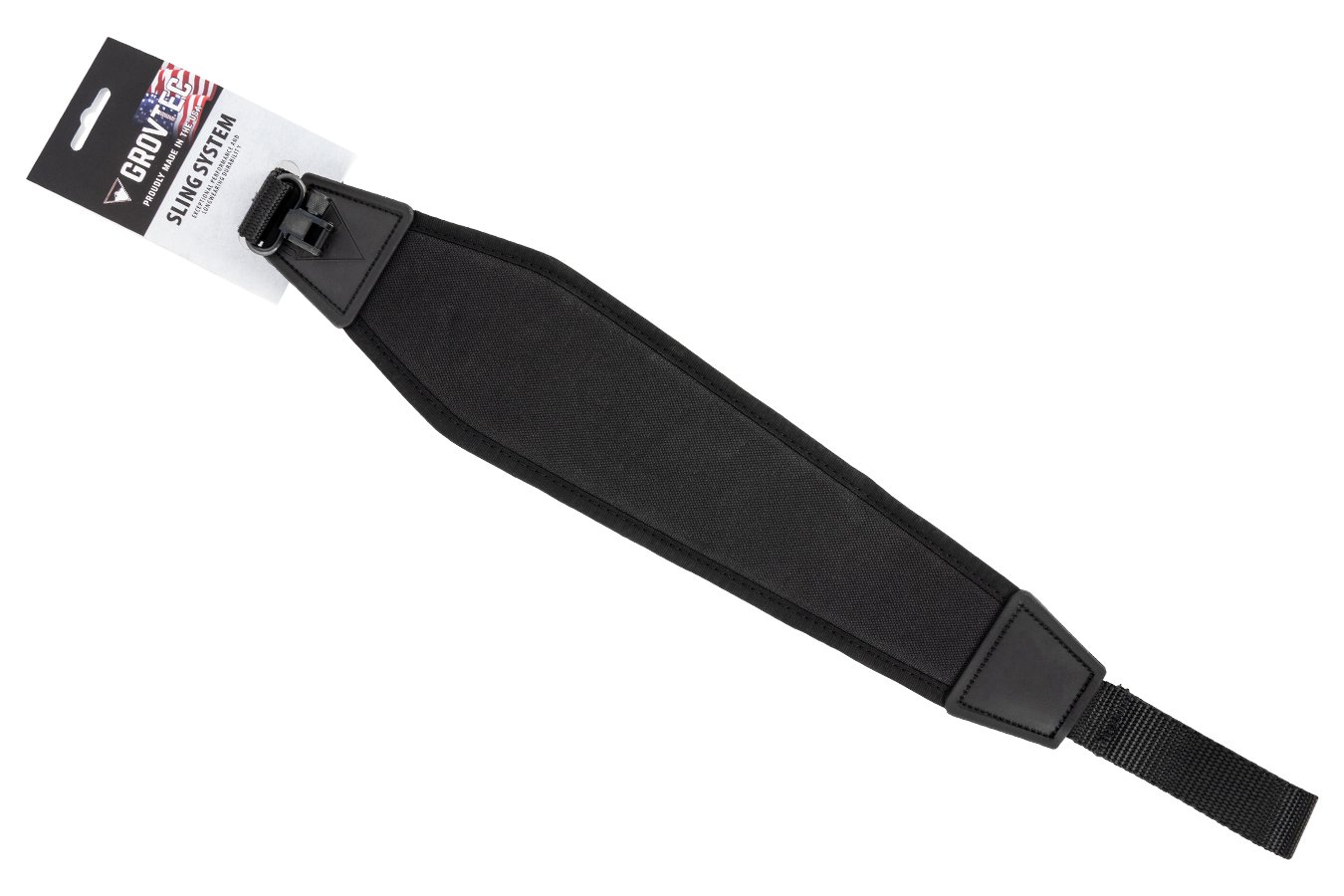 Grovtec GT, Black Nylon Sling, 48 Inch OAL, 1 Inch Width