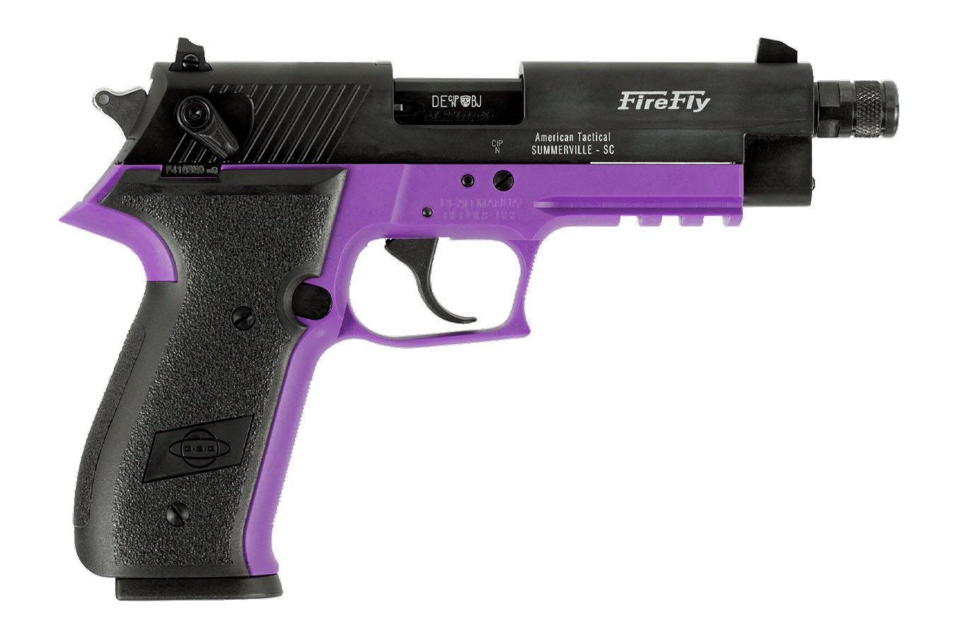 GSG FIREFLY 22LR DA/SA PURPLE RIMFIRE PISTOL