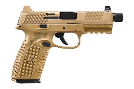 FNH FN510 Tactical 10mm FDE Optic Ready Pistol with Threaded Barrel