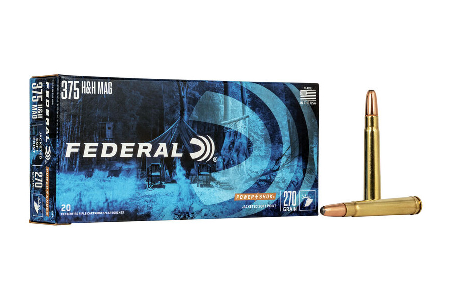 FEDERAL AMMUNITION 375 HH270GR POWER-SHOK SP