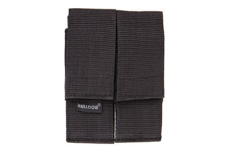 DOUBLE MAG HOLDER BLACK NYLON BELT LOOP