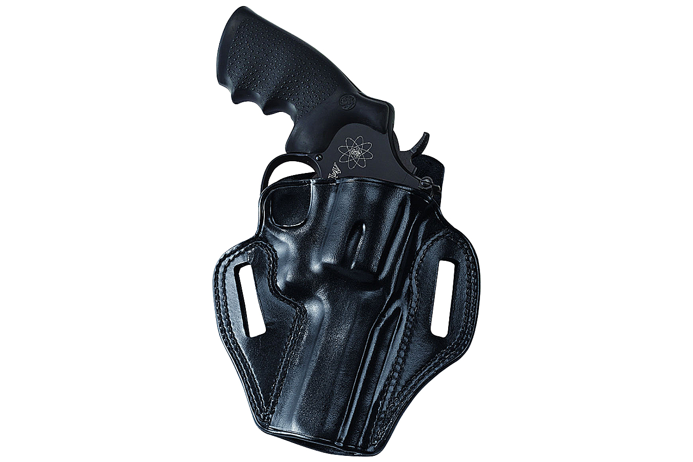 Galco Combat Master OWB Black Leather Belt Slide