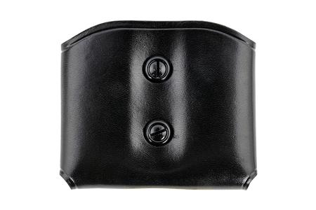 DMC MAG CARRIER DOUBLE BLACK LEATHER BELT LOOP