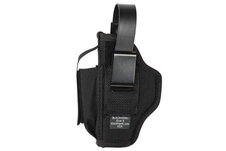 MULTI-USE IWB/OWB SIZE 02 BLACK CORDURA BELT CLIP