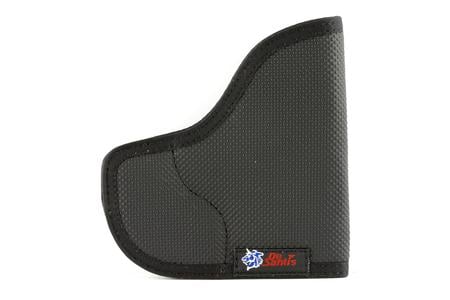 DESANTIS NEMESIS POCKET BLACK RUBBERIZED FABRIC FITS GLOCK 43 AMBIDEXTROUS HAND
