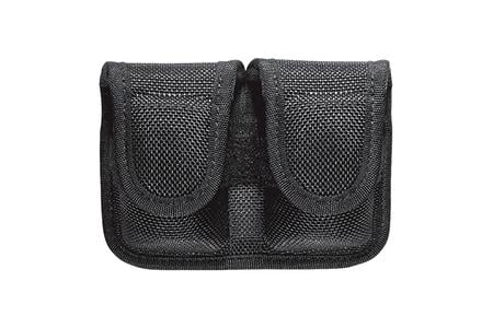 SPEEDLOADER POUCH DOUBLE BLACK ACCUMOLD HOOK & LOOP