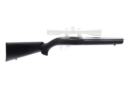 OVERMOLDED RIFLE STOCK ALUMINUM PILLAR BEDDED BLACK SYNTHETIC