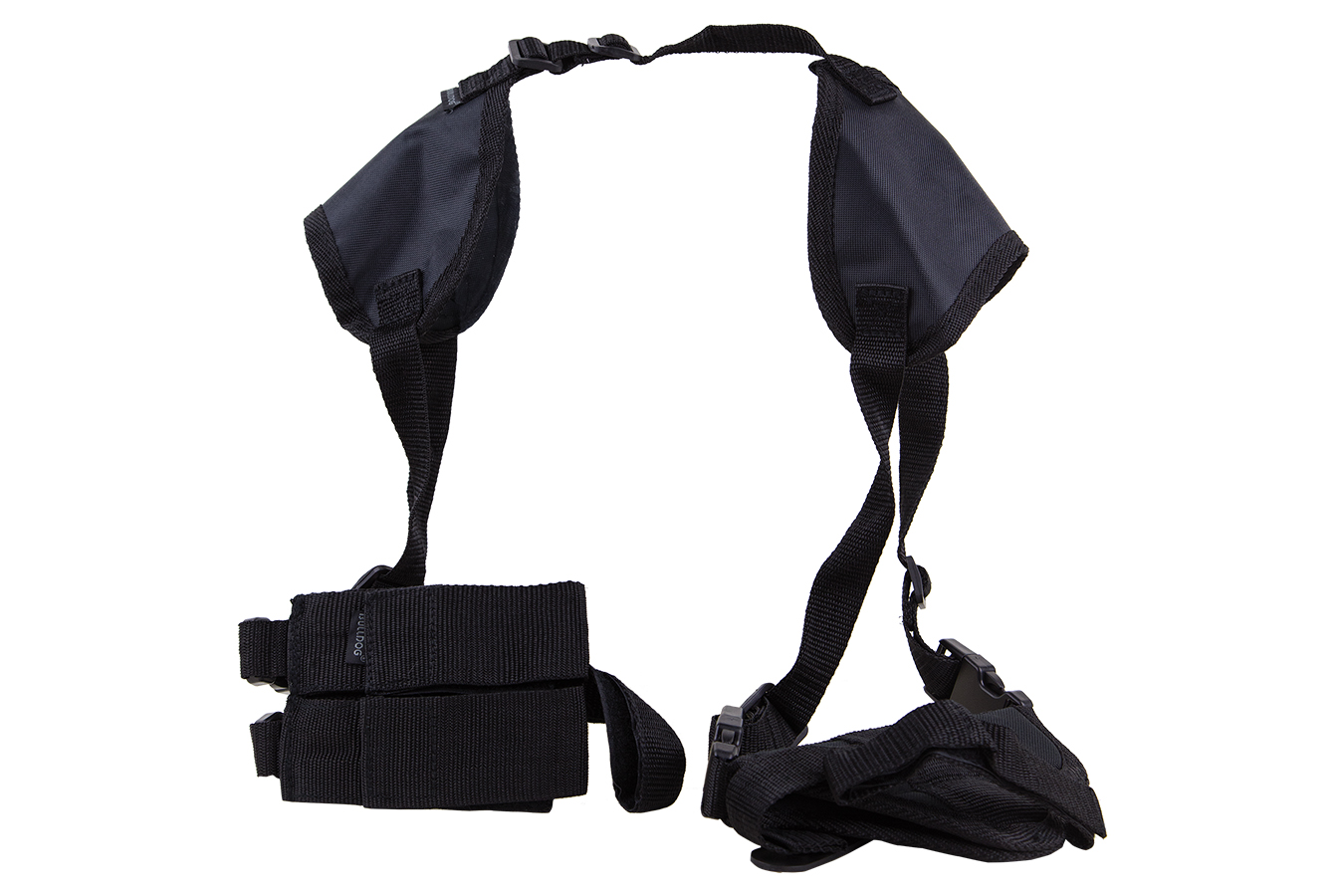 Bulldog Deluxe Shoulder Harness Black Nylon Harness