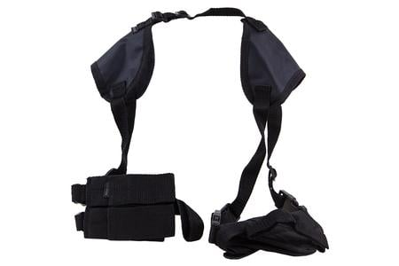 DELUXE SHOULDER HARNESS BLACK NYLON HARNESS