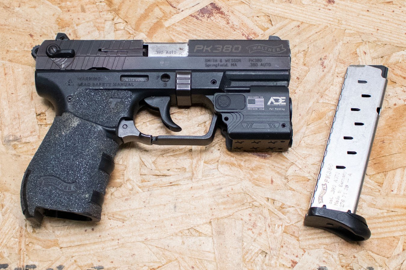 Walther PK380 First Edition 380ACP Police Trade-In Pistol with Light and Laser