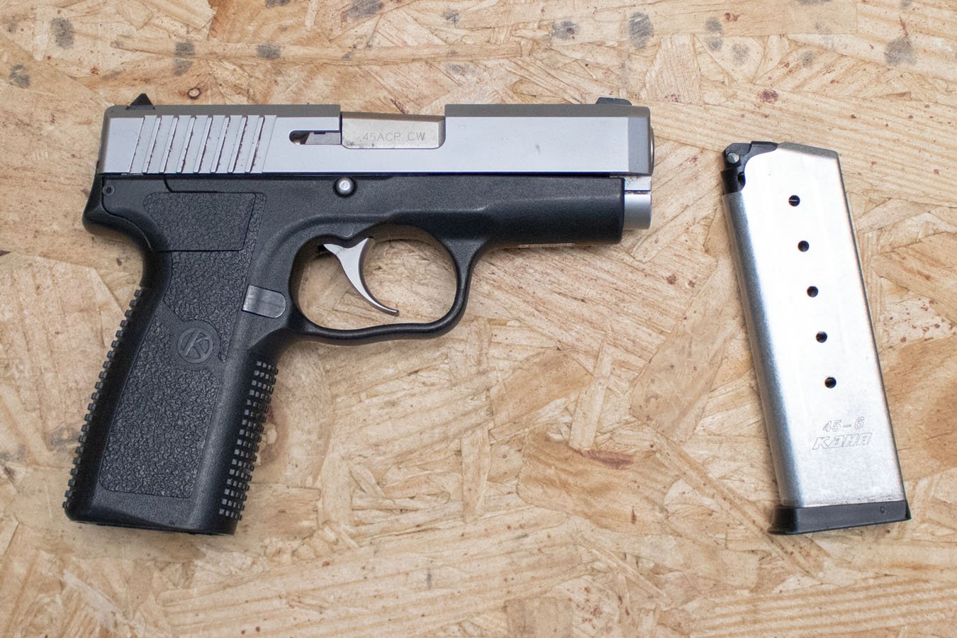Kahr Arms CW45 45ACP Police Trade-In Pistol with Stainless Steel Slide