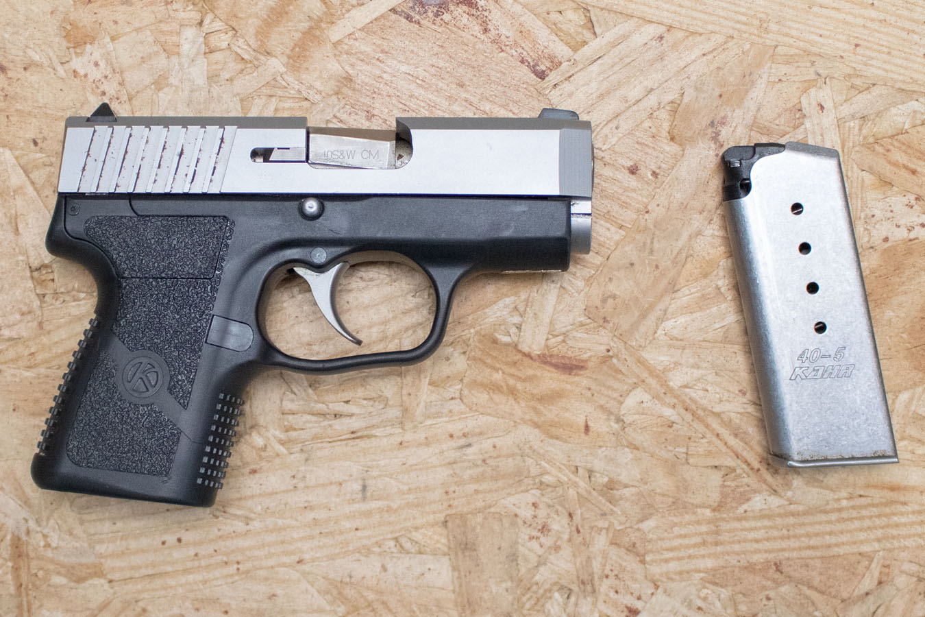 Kahr Arms CM40 40 S&W Police Trade-In Pistol with Stainless Slide