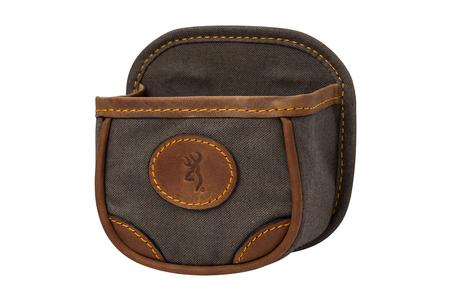 LONA SHELL CARRIER FLINT CANVAS BODY WITH LEATHER ACCENTS, CAPACITY 1 BOX, BELT 