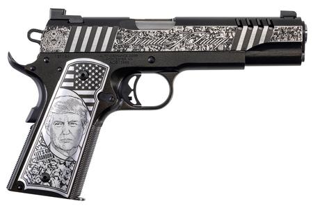 AUTO ORDNANCE 1911 45CAP 5` BARREL TRUMP RALLY CRY STAINLESS STTEL