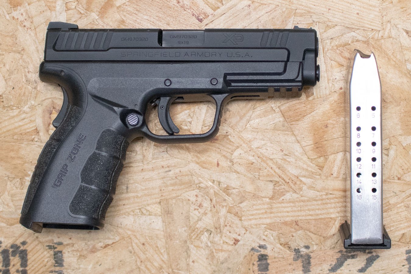 Springfield XD-9 Mod2 4.0 9mm Police Trade-In Pistol with Grip Zone