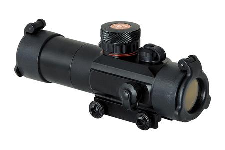 TACTICAL MATTE BLACK 1X 30MM 3 MOA RED/GREEN ILLUMINATED DOT RETICLE