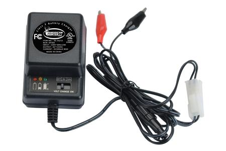 BATTERY CHARGER BLACK 6 OR 12 VOLT BATTERY