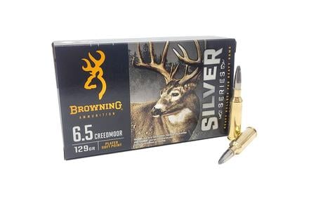 BROWNING AMMUNITION 6.5 Creedmoor 129 Grain PSP Silver Series 20/Box