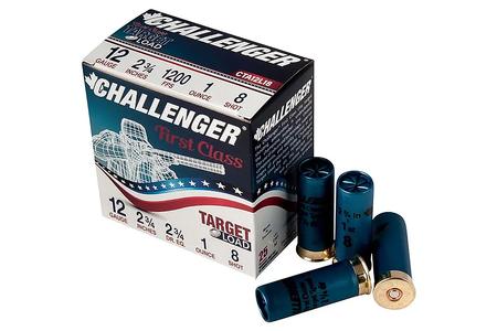 12 GA 2 3/4 IN 8 SHOT TARGET LOAD FIRST CLASS 25/BOX