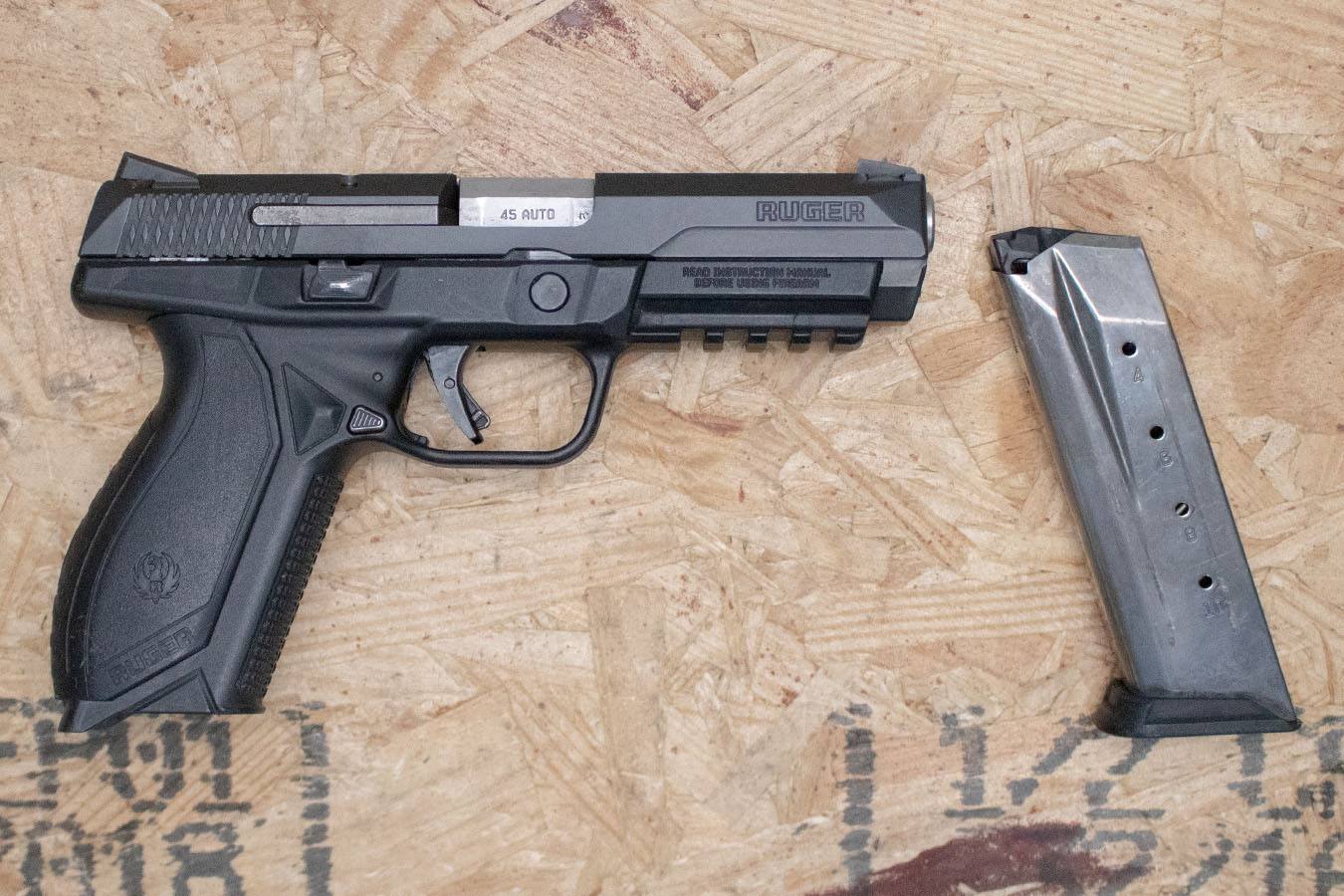 Ruger American 45ACP Police Trade-In Pistol Striker Fired