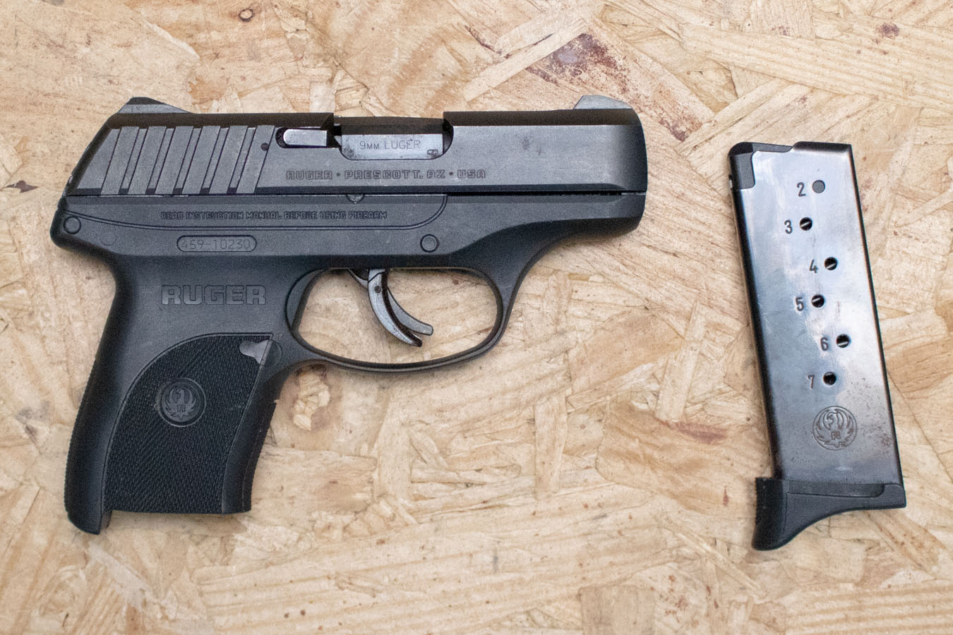 Ruger EC9s 9mm Police Trade-In Pistol with Manual Safety