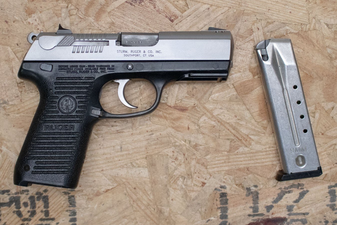 Ruger P95 9mm Police Trade-In Pistol with Manual Safety
