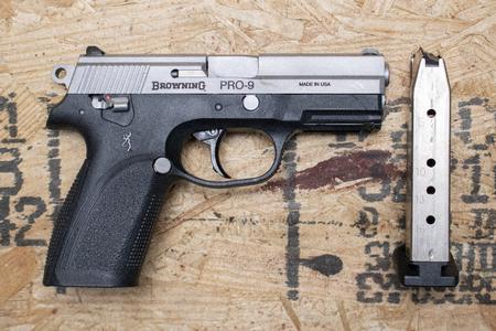 BROWNING FIREARMS PRO-9 9mm Police Trade-In Pistol