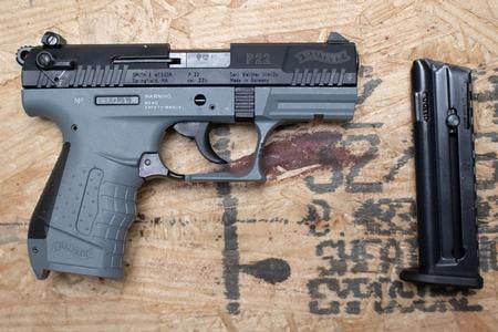 WALTHER P22 22 LR Police Trade-In Pistol with Gray Frame