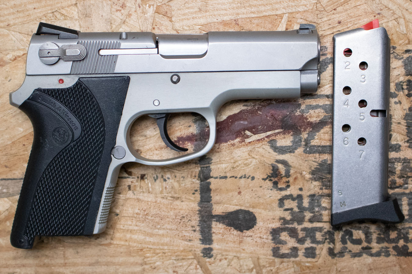 Smith & Wesson 3913TSW 9mm Police Trade-In Pistol with Manual Safety