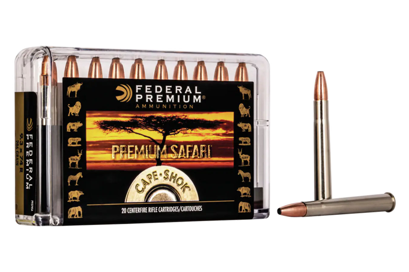 FEDERAL AMMUNITION 9.3 X 74R 286GR SWIFT A-FRAME