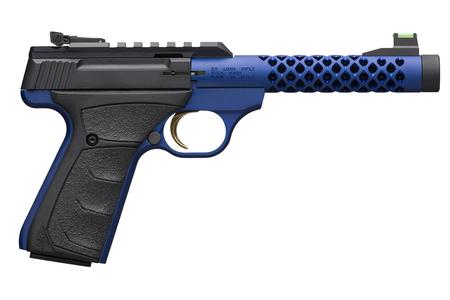 BROWNING FIREARMS Buck Mark Plus Vision Blue Shoal 22LR Semi-Auto Pistol with Threaded Barrel