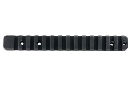 PICATINNY RAIL BLACK ANODIZED ALUMINUM 6-48 SCREWS MOUNT SHORT ACTION