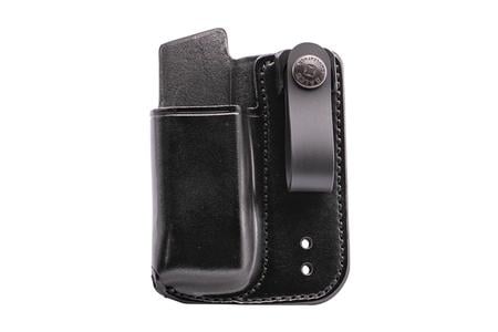 WB MAG CARRIER SINGLE BLACK LEATHER BELT BELTS 1.75 INCH WIDE