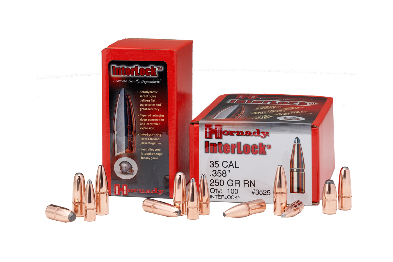 Hornady 35 Cal 200 Grain SP Interlock 100/Box