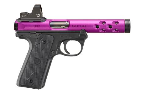 MKIV 22/45 22LR 4.4 IN THREADED BBL PURPLE ANODIZED RITON OPTIC