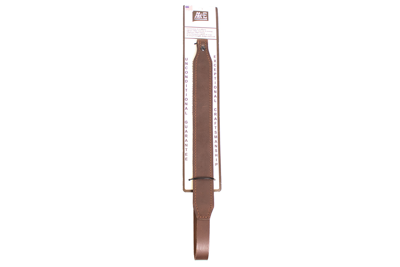 AAE 1 Inch Brown Full Grain Military Sling