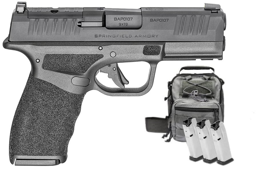 SPRINGFIELD HELLCAT PRO OSP 9MM W GRAY BAG AND 2EXTRA MAGS