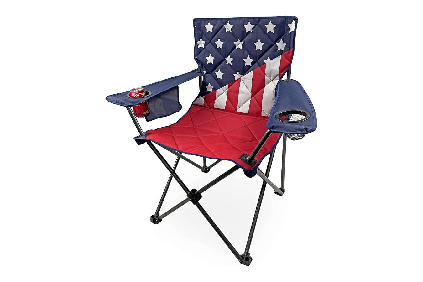 Black Sierra Equipment Patriotic US Flag XL Quad Chair