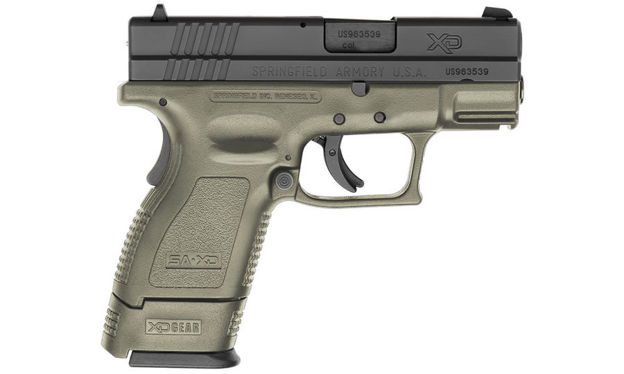 Ade Advanced Optics HG01 Sub-Compact Green Laser – Fits Springfield XD, XDM 3.8, Glock, S&W