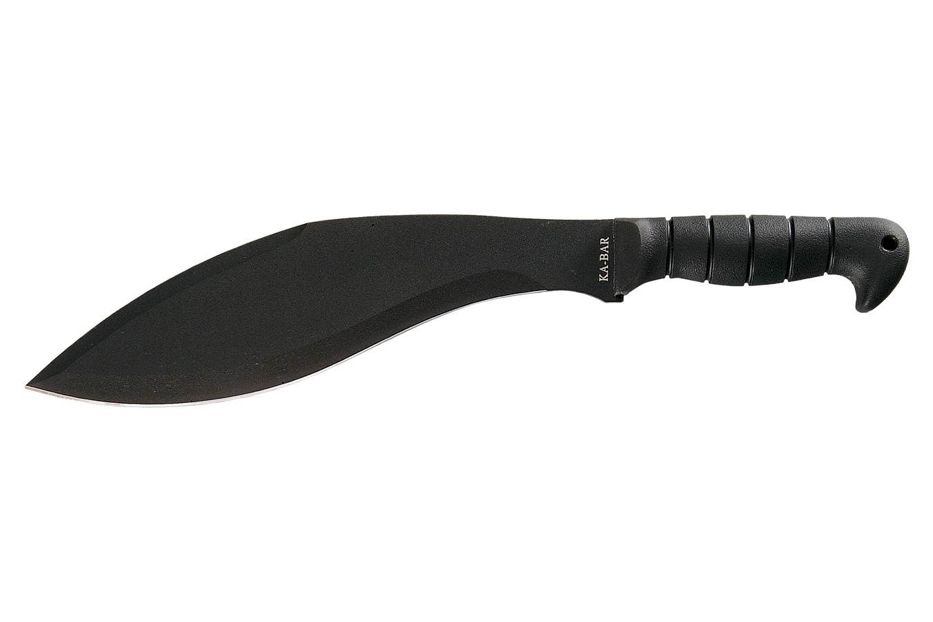 Ka Bar Knives Kukri 11.5 Inch Black SK-5 Steel Blade/ Black TPR Handle 17 Inch Long Includes Sheath