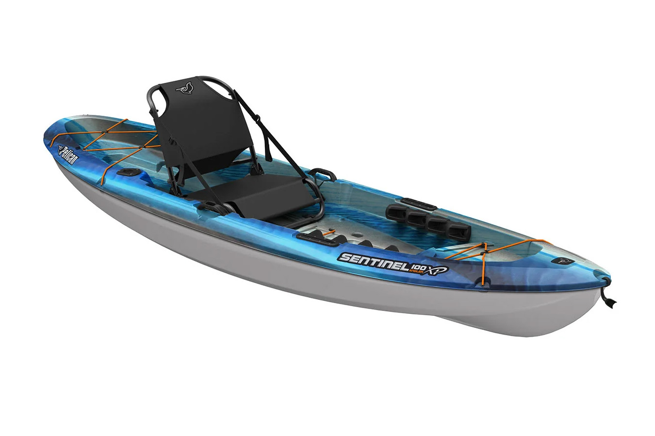 Pelican Boats Sentinel 100XP Angler Fishing Kayak (Night Wave) for