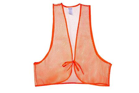 HUNTERS VEST OSFA ORANGE POLYESTER MESH