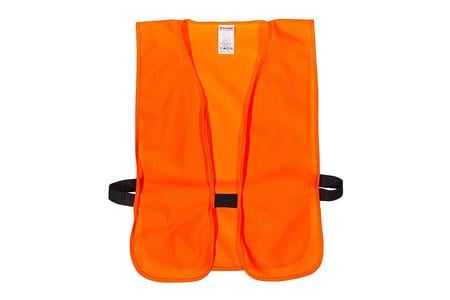 HUNTING SAFETY VEST YOUTH ORANGE POLYESTER