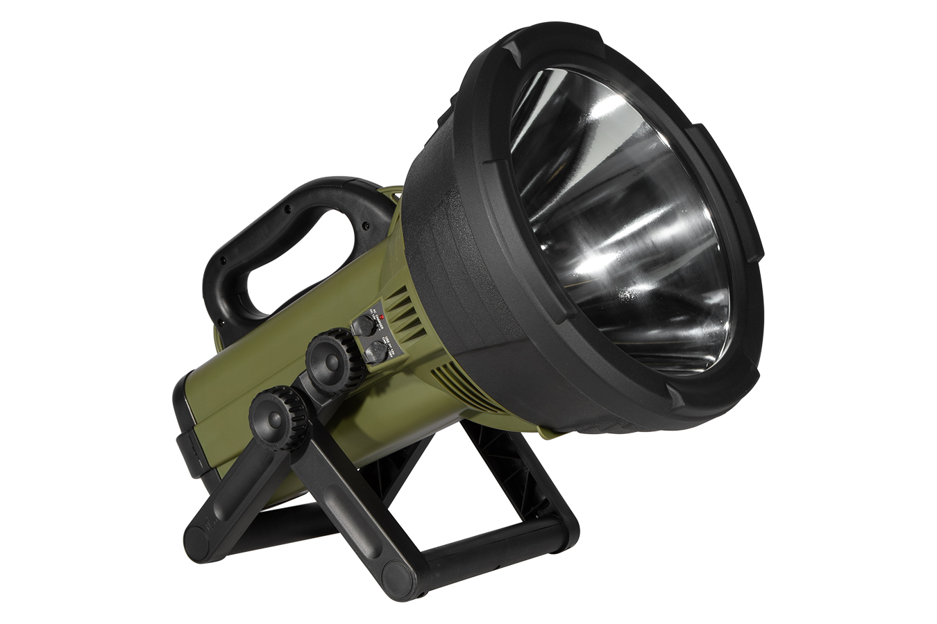 Gsm Colossus 18 Milion Candlepower White Halogen Green/Black Rubber
