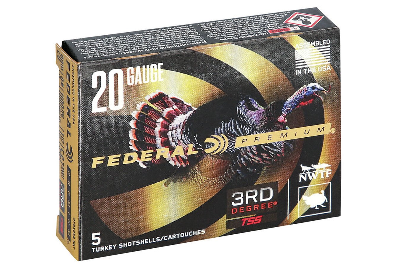 FEDERAL AMMUNITION 20 GA 3 IN 1-7/16 OZ 5,6,7 THIRD DEGREE TURKEY