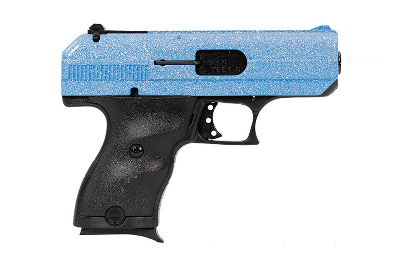 HI POINT C9 9MM BLUE SPARKLE SLIDE