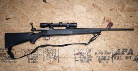 SAVAGE 110 270 Win Police Trade-In Rifle w/Synthetic Stock, Sling and Scope